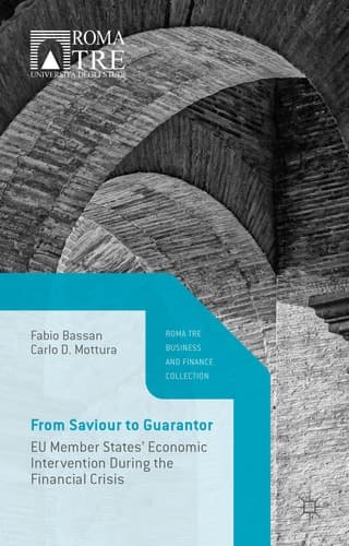 From Saviour to Guarantor EU Member States’ Economic Intervention During the Financial Crisis