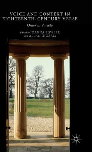 Voice and Context in Eighteenth-Century Verse Order in Variety
