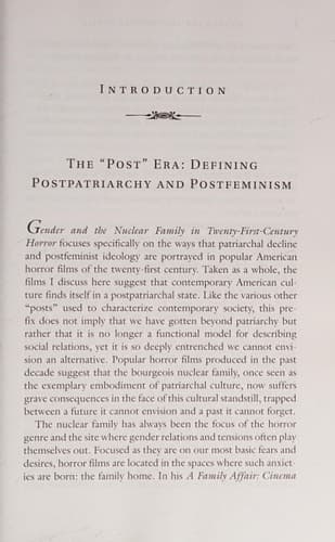 Gender and the Nuclear Family in Twenty-First-Century Horror