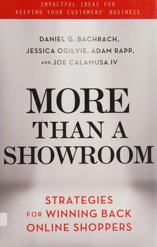 More Than a Showroom Strategies for Winning Back Online Shoppers