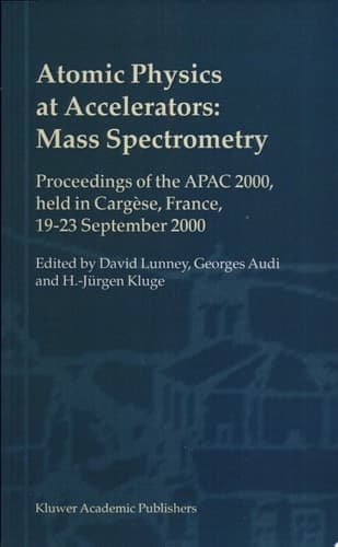 Atomic Physics at Accelerators: Mass Spectrometry