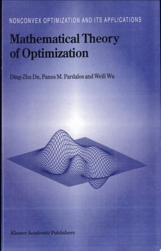 Mathematical Theory of Optimization