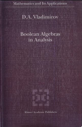 Boolean Algebras in Analysis