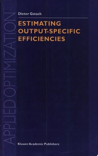 Estimating Output-Specific Efficiencies