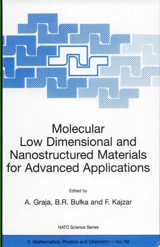Molecular Low Dimensional and Nanostructured Materials for Advanced Applications