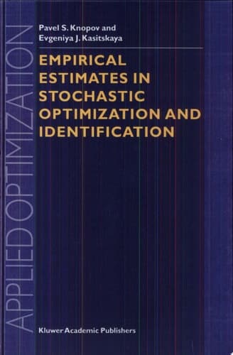 Empirical Estimates in Stochastic Optimization and Identification