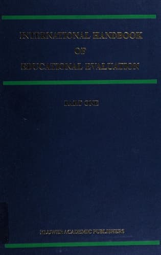 International Handbook of Educational Evaluation