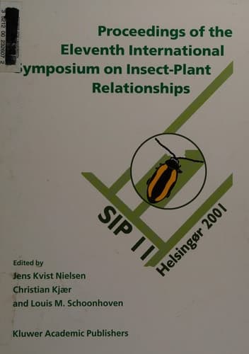 Proceedings of the 11th International Symposium on Insect-Plant Relationships