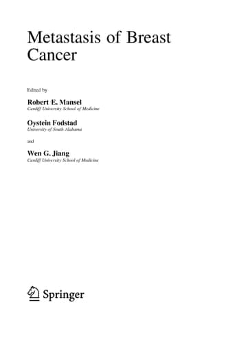 Proteases and Their Inhibitors in Cancer Metastasis
