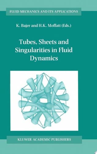 Tubes, Sheets and Singularities in Fluid Dynamics Proceedings of the NATO ARW held in Zakopane, Poland, 2–7 September 2001, Sponsored as an IUTAM Symposium by the International Union of Theoretical and Applied Mechanics