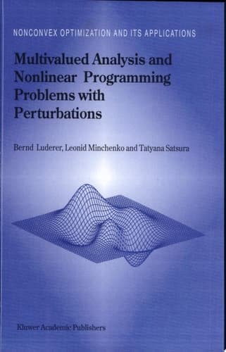 Multivalued Analysis and Nonlinear Programming Problems with Perturbations