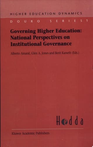 Governing Higher Education: National Perspectives on Institutional Governance