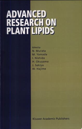 Advanced Research on Plant Lipids