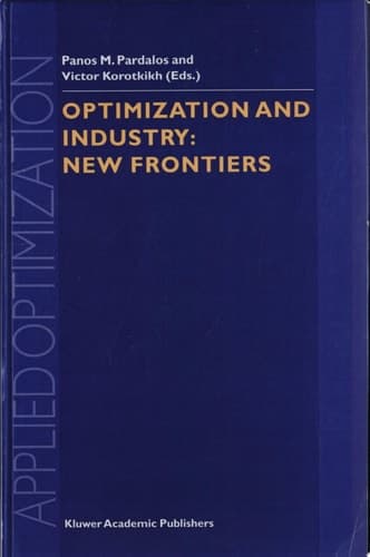 Optimization and Industry: New Frontiers