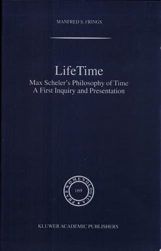 Lifetime Max Scheler’s Philosophy of Time