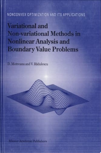 Variational and Non-variational Methods in Nonlinear Analysis and Boundary Value Problems