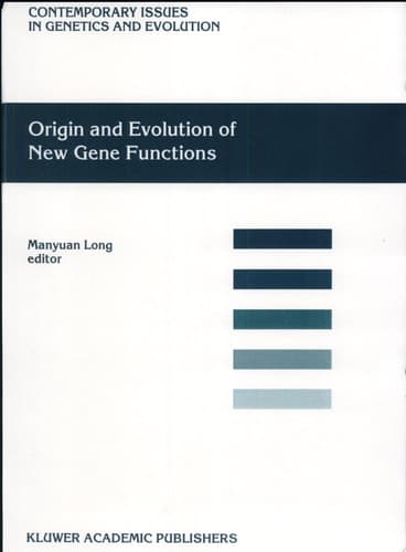 Origin and Evolution of New Gene Functions