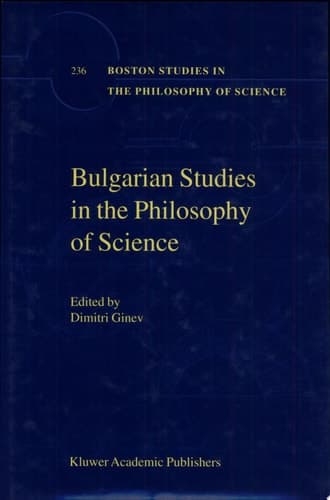 Bulgarian Studies in the Philosophy of Science