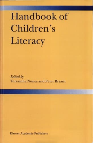 Handbook of Children’s Literacy