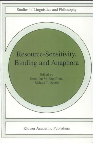 Resource-Sensitivity, Binding and Anaphora