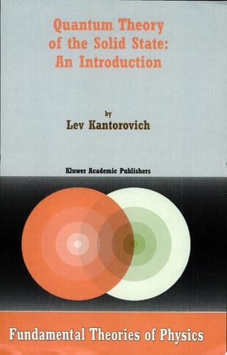 Quantum Theory of the Solid State An Introduction