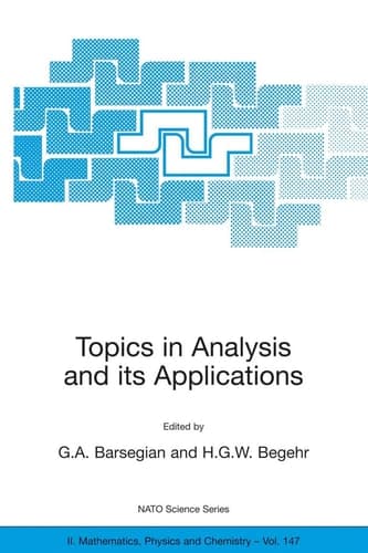 Topics in Analysis and Its Applications
