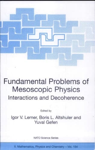 Fundamental Problems of Mesoscopic Physics