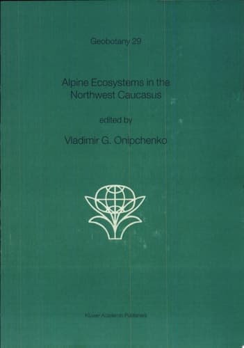 Alpine Ecosystems in the Northwest Caucasus