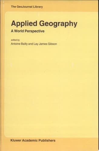 Applied Geography A World Perspective