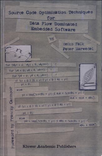 Source Code Optimization Techniques for Data Flow Dominated Embedded Software
