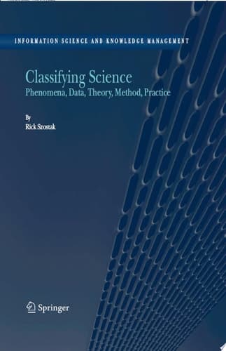 Classifying Science Phenomena, Data, Theory, Method, Practice