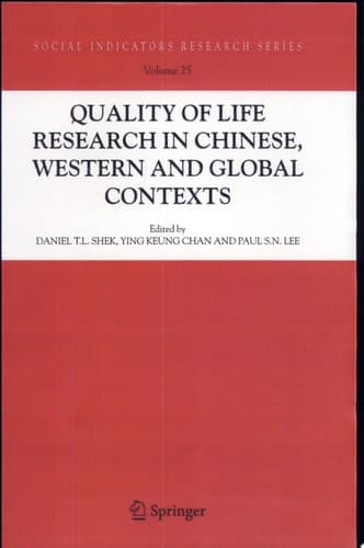 Quality-of-Life Research in Chinese, Western and Global Contexts