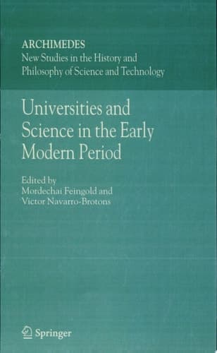 Universities and Science in the Early Modern Period