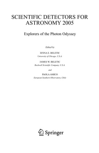 Scientific Detectors for Astronomy 2005 Explorers of the Photon Odyssey