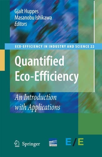 Quantified Eco-Efficiency An Introduction with Applications