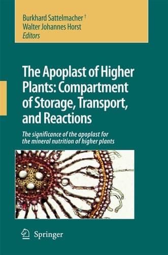 The Apoplast of Higher Plants: Compartment of Storage, Transport and Reactions The significance of the apoplast for the mineral nutrition of higher plants