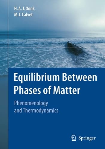 Equilibrium Between Phases of Matter Phenomenology and Thermodynamics