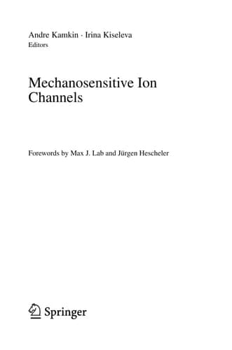 Mechanosensitive Ion Channels
