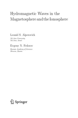 Hydromagnetic Waves in the Magnetosphere and the Ionosphere
