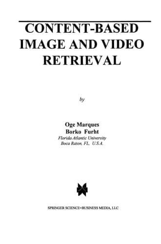 Content-Based Image and Video Retrieval