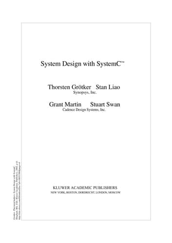 System Design with SystemC™