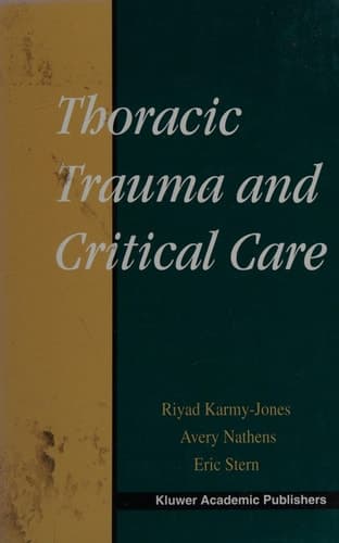 Thoracic Trauma and Critical Care