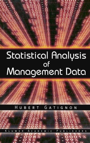 Statistical Analysis of Management Data
