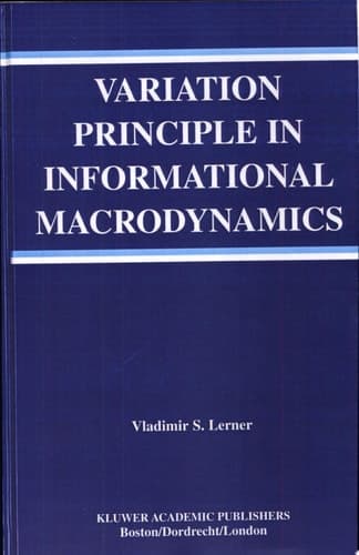 Variation Principle in Informational Macrodynamics