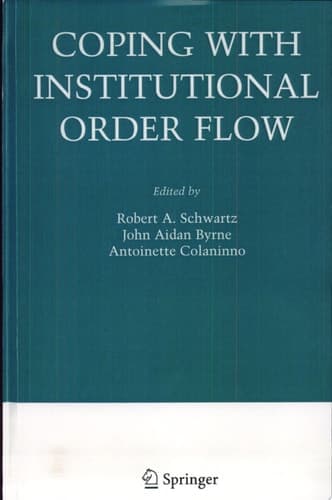 Coping With Institutional Order Flow