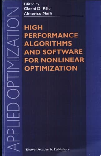 High Performance Algorithms and Software for Nonlinear Optimization