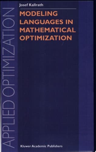 Modeling Languages in Mathematical Optimization