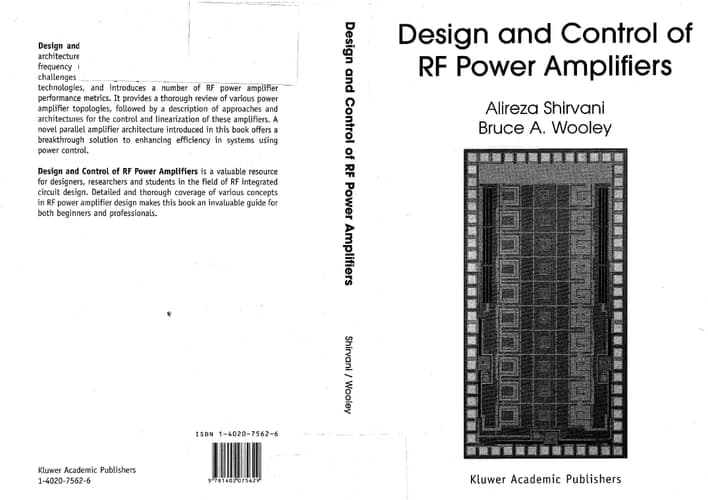 Design and Control of RF Power Amplifiers