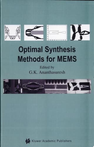 Optimal Synthesis Methods for MEMS