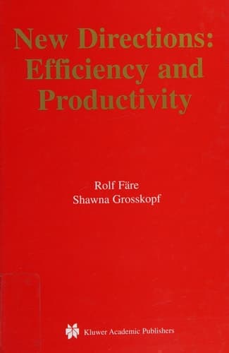 New Directions Efficiency and Productivity